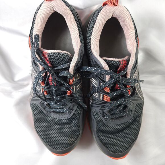 Asics Venture 8 Gel Womens 8 Wide Gray Running Shoes Sneakers 1012A708 - Picture 2 of 10